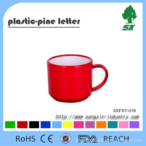 BPA free Platic Coffee and tea Cup,Couple Design Plastic Mug Cup